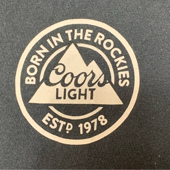 Coors Light Shirts Coors Light Beer Long Sleeved Graphic Tshirt